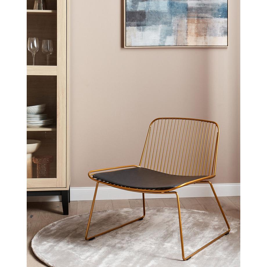 Beliani Chaise de salle à manger en Acier  SNORUM  