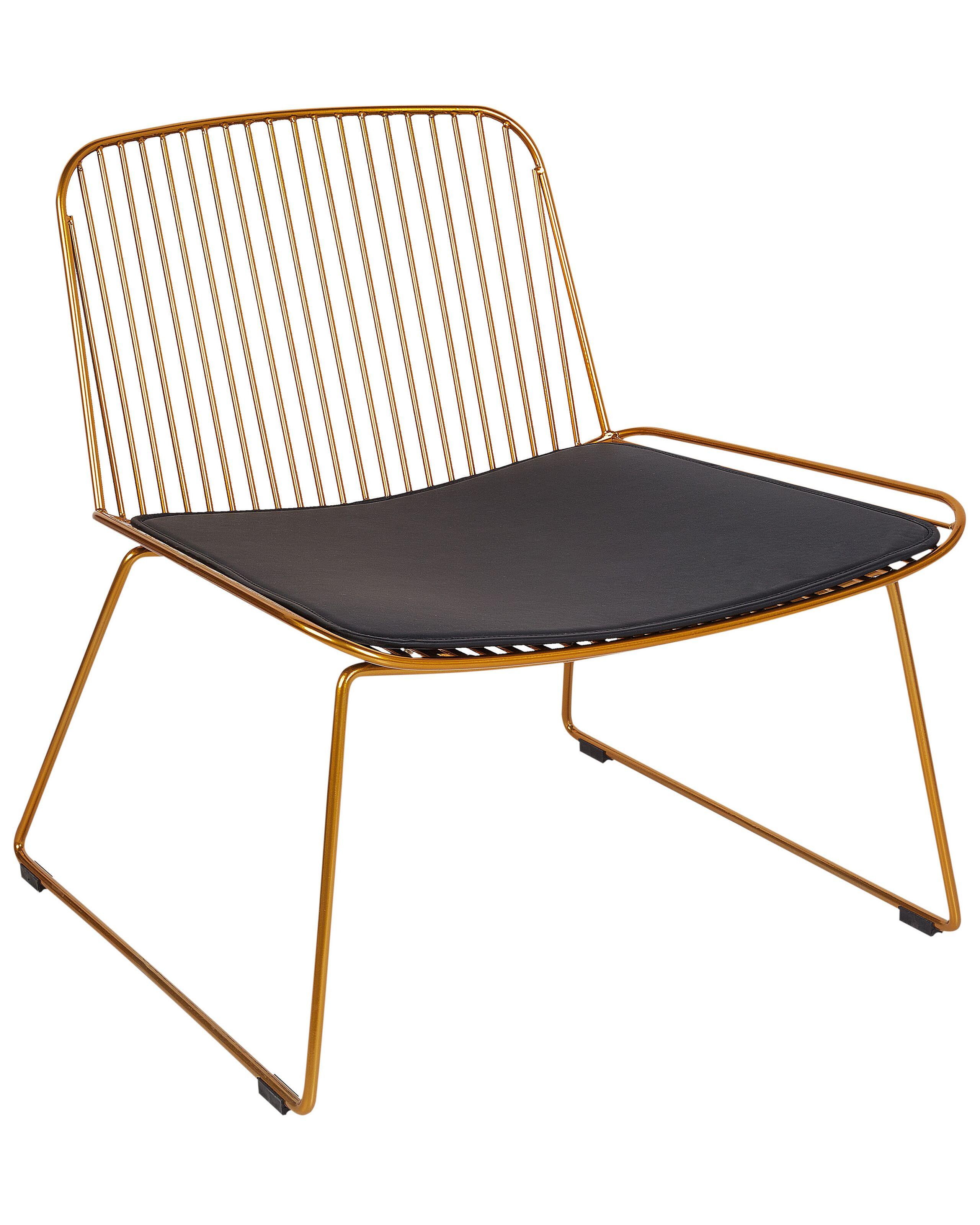 Beliani Chaise de salle à manger en Acier Moderne SNORUM  