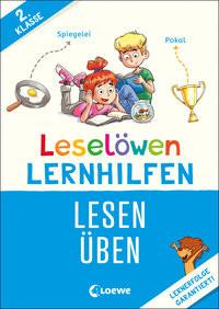 Leselöwen Lernhilfen - Lesen üben - 2. Klasse Wittenburg, Christiane; Loewe Erstlesebücher (Hrsg.); Loewe Erstes Selberlesen (Hrsg.); Rupp, Dominik (Illustrationen) Copertina rigida 