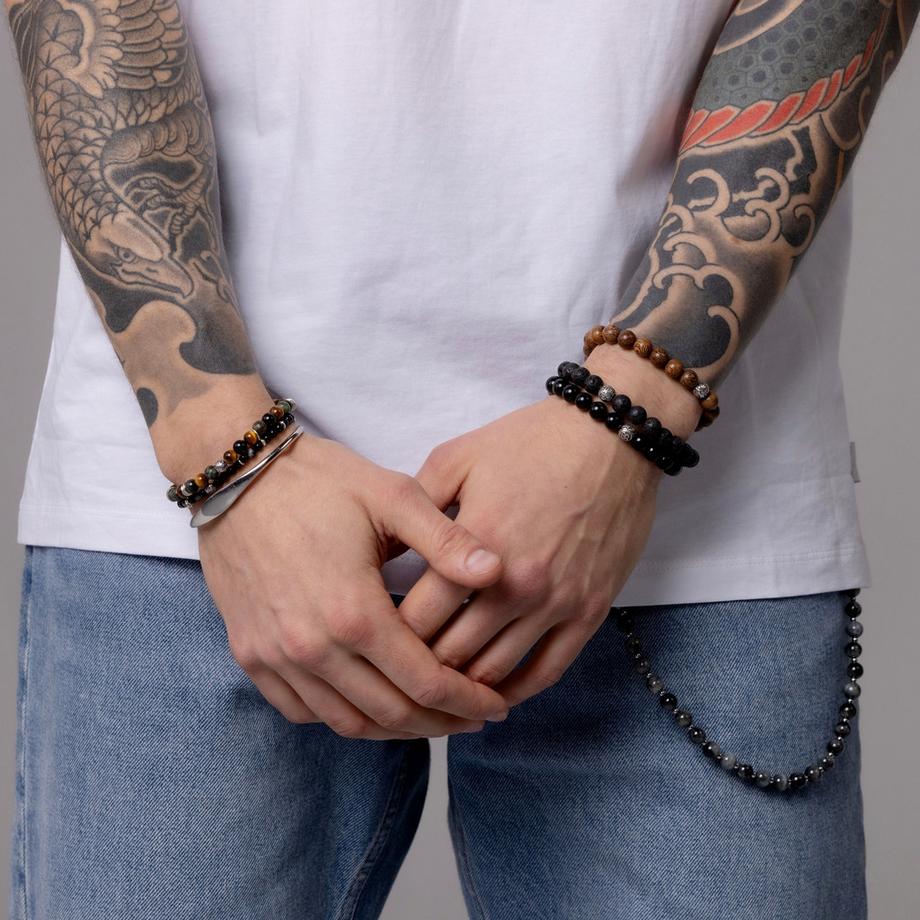 Balibay  Levin  Armband mit Steinen und Silber 