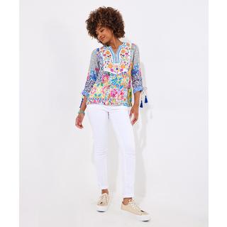 Joe Browns  Mit Patchwork-Florale bestickte Sommerbluse 