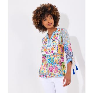 Joe Browns  Mit Patchwork-Florale bestickte Sommerbluse 