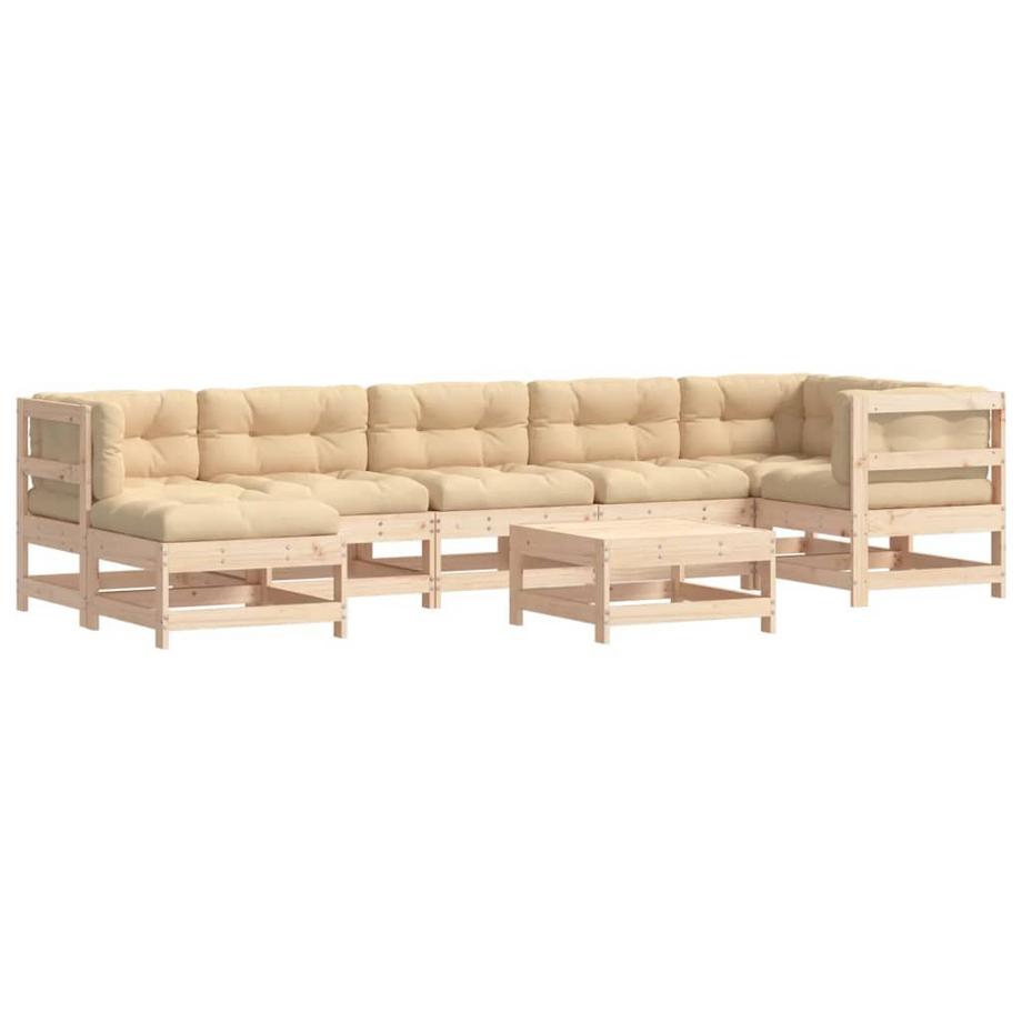 VidaXL Garten lounge set holz  