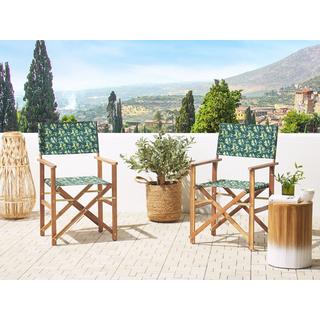 Beliani Lot de 2 chaises en Polyester Moderne CINE  