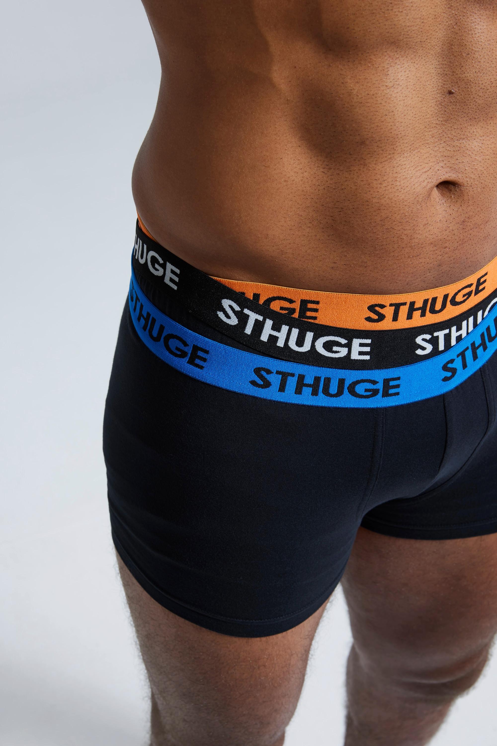 Sthuge  Lot de 3 boxers FLEXLASTIC® pour hommes STHUGE 