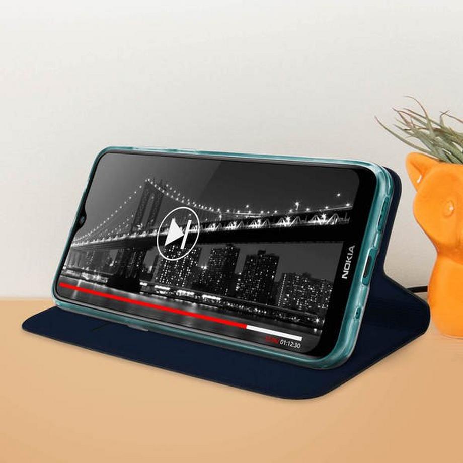 DuxDucis  Étui Satiné Nokia 2.3 Bleu Nuit 