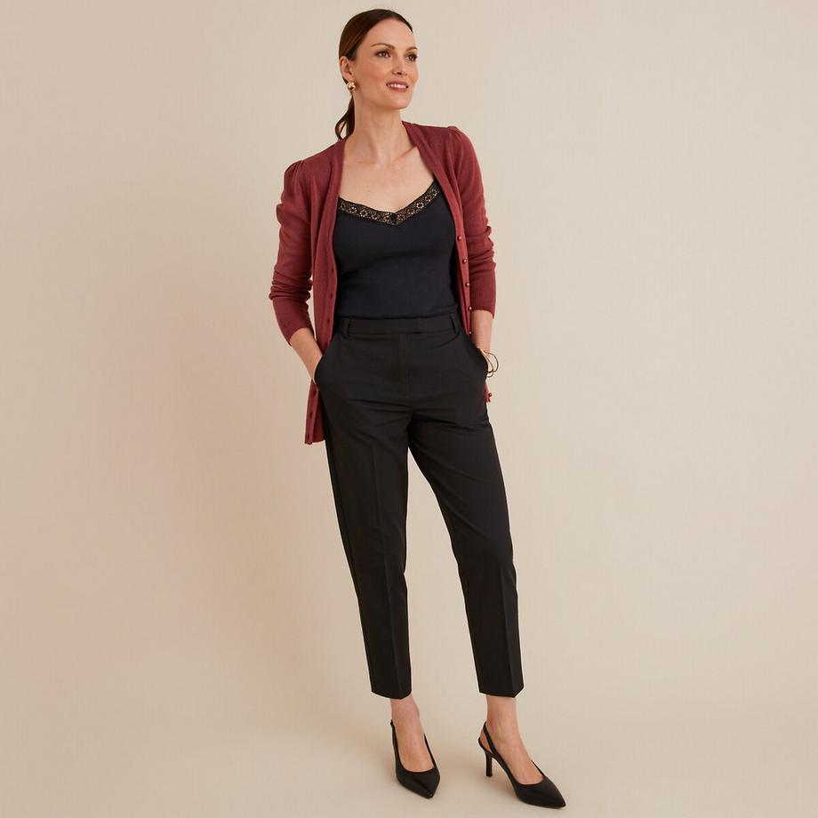 La Redoute Collections Débardeur col V fines bretelles  