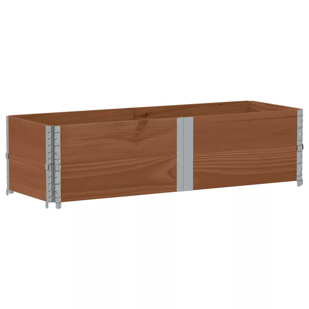 VidaXL - fioriera da giardino Legno di pino, One Size, Marrone