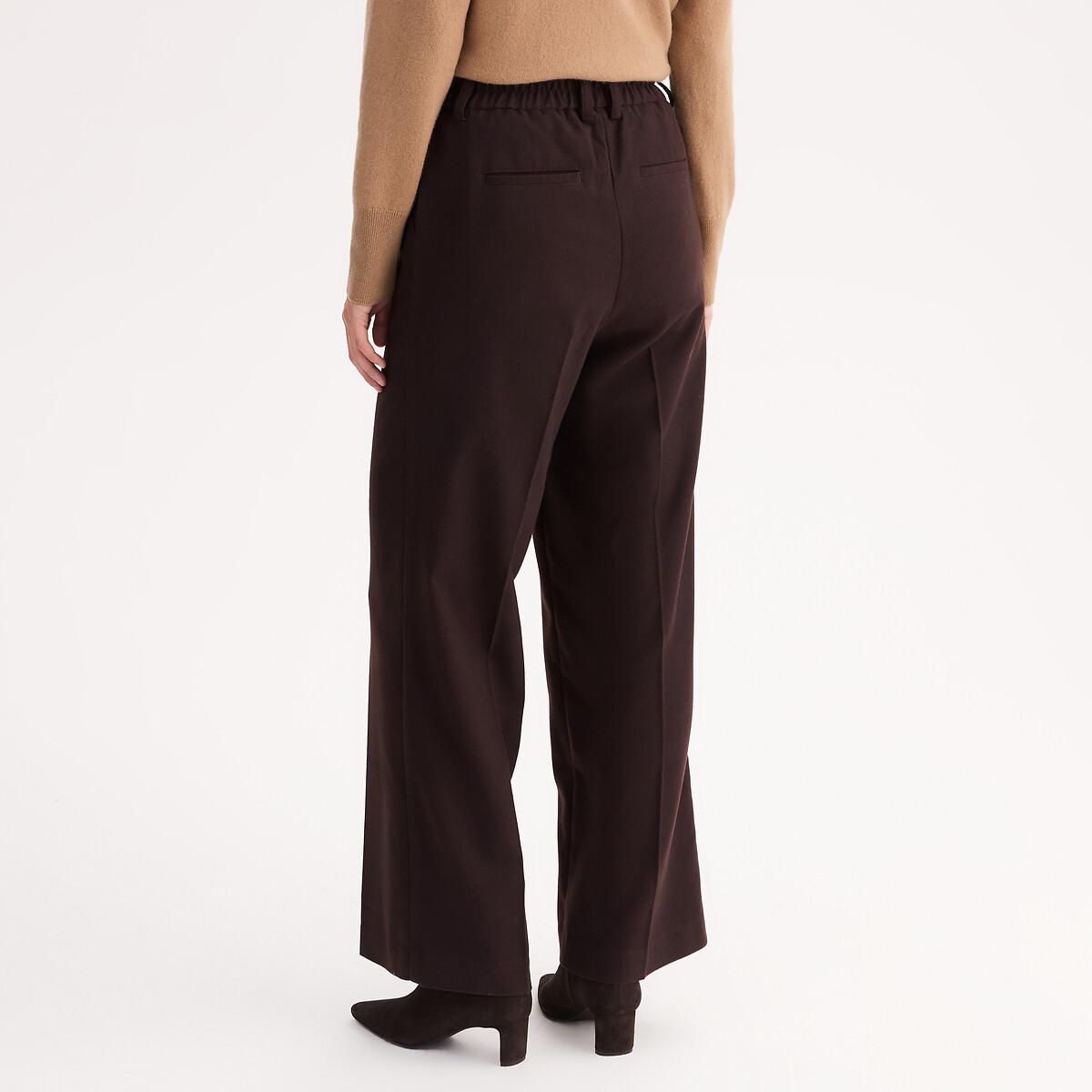 La Redoute Collections Pantaloni a gamba larga vita alta  