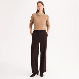 La Redoute Collections Pantaloni a gamba larga vita alta  