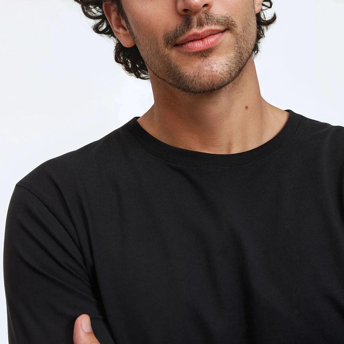 La Redoute Collections Langarmshirt Rundhalsausschnitt  