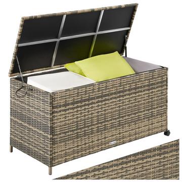 Box contenitore con telaio in alluminio e rotelle 297 L, 117 x 54 x 64 cm