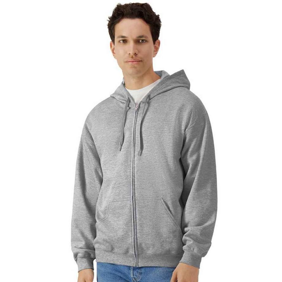 Softstyle Hoodie mit durchgehendem Reißverschluss