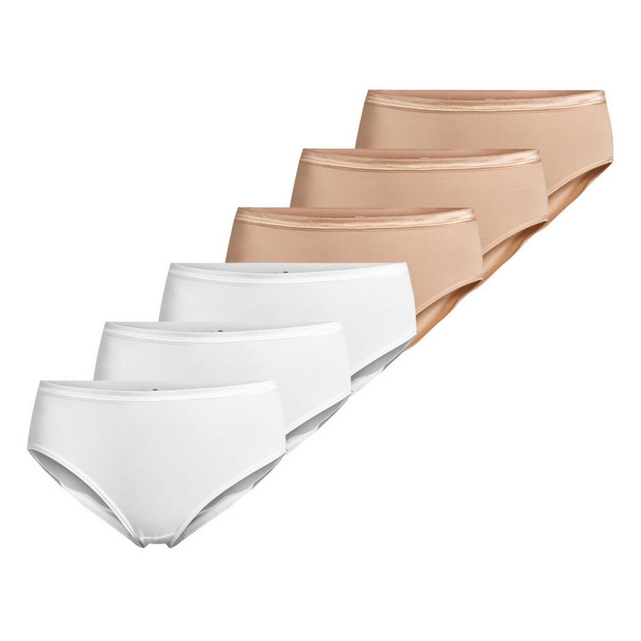 Modal lot de 6  - culottes taille basse