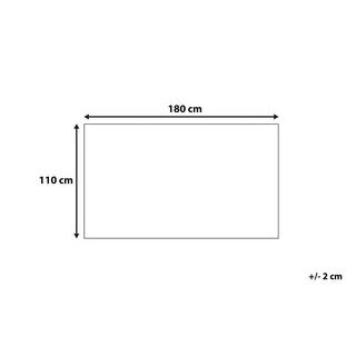 Beliani ANAMUR Couverture Coton Classique  