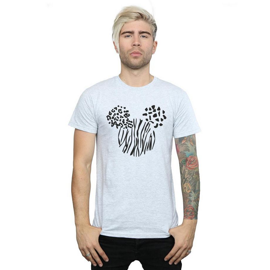 Disney Mickey Mouse T-Shirt Imprimé Animal  