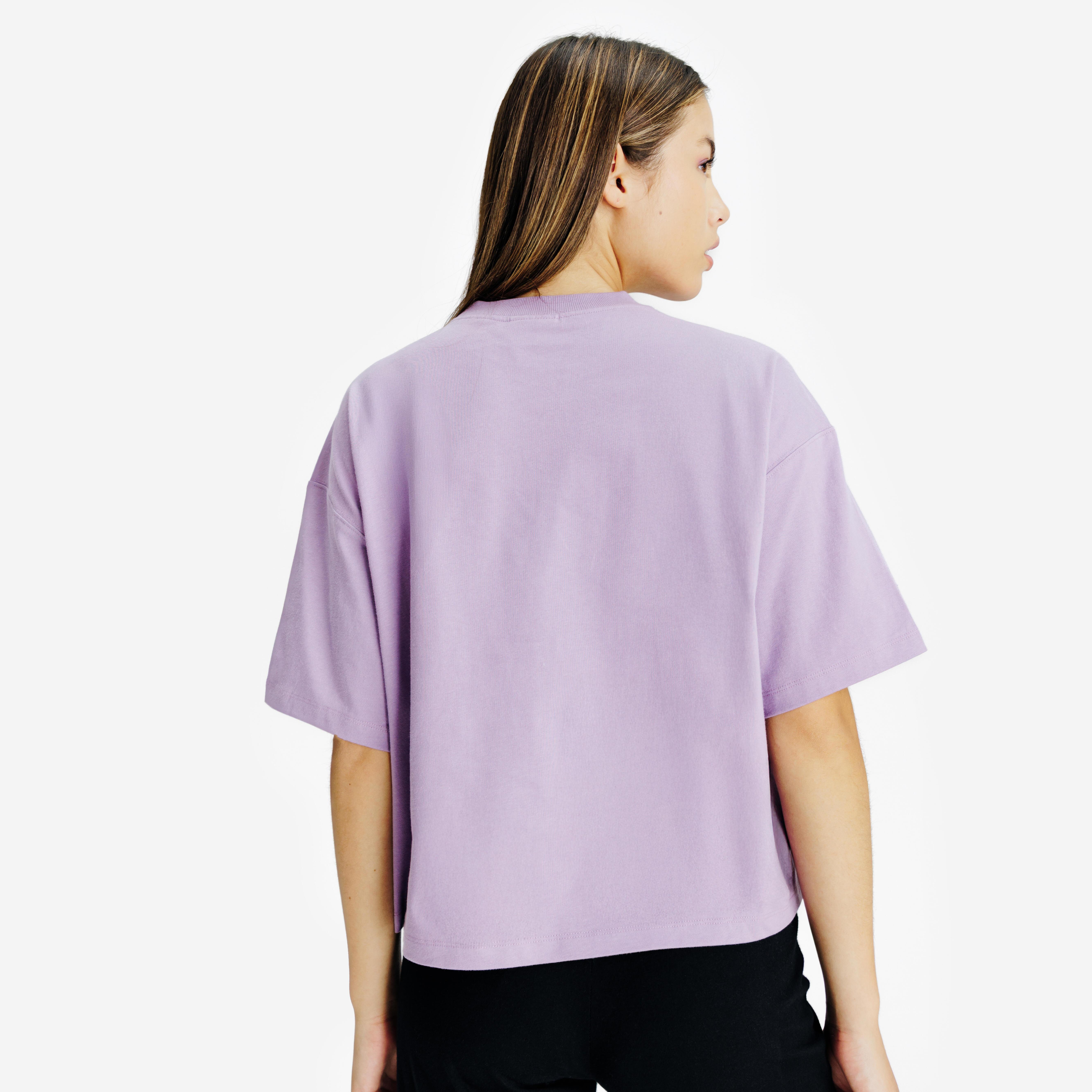 DECATHLON  T-shirt crop donna cotone 