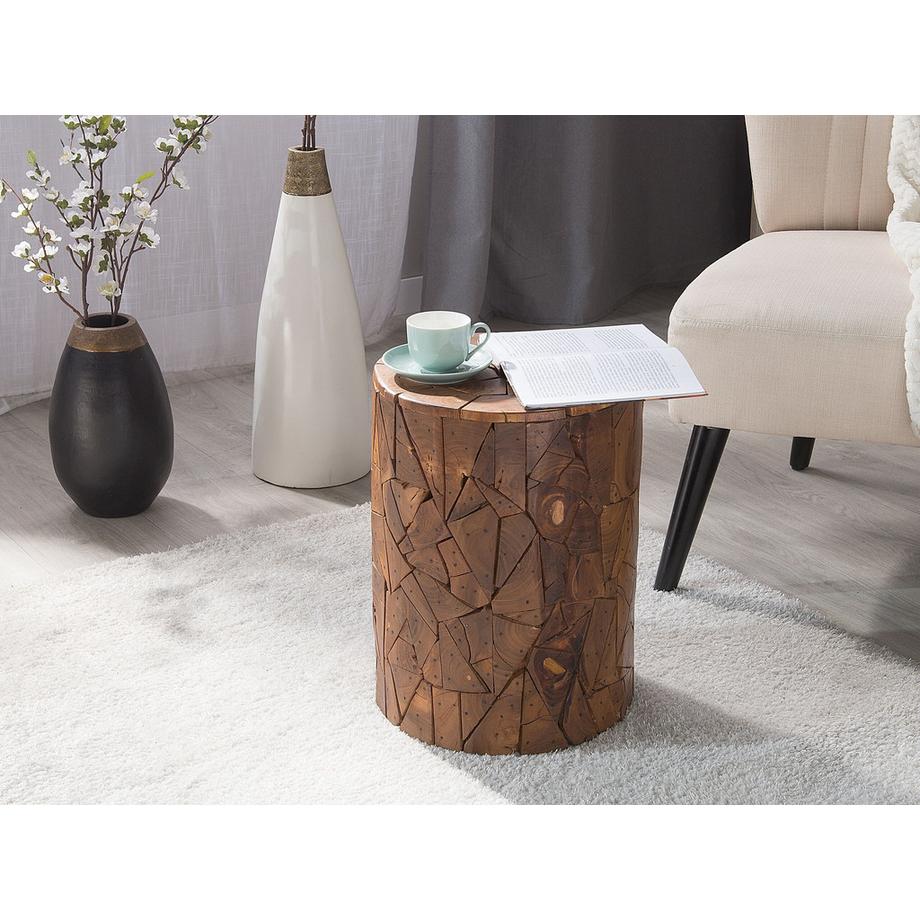 Beliani Tavolino en Legno di teak Cottage DAWSON  