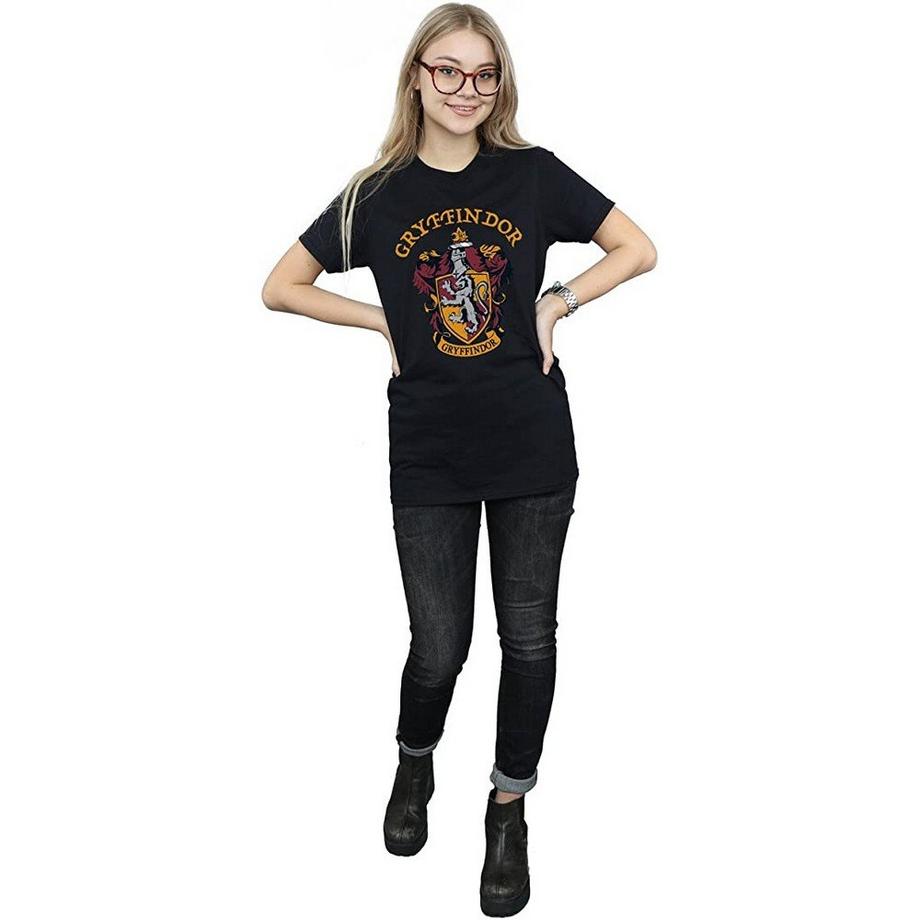 Harry Potter T-Shirt Gryffondor Blason Manches Courtes  
