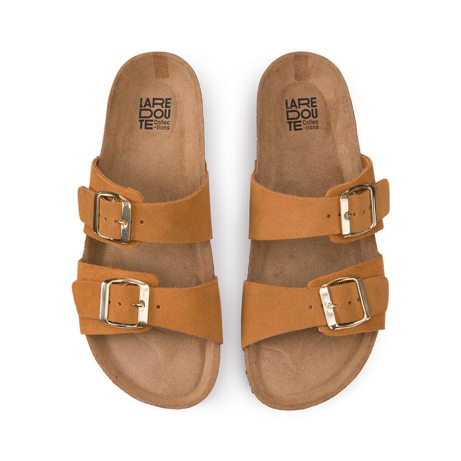 La Redoute Collections Mules en Daim à Deux Brides  