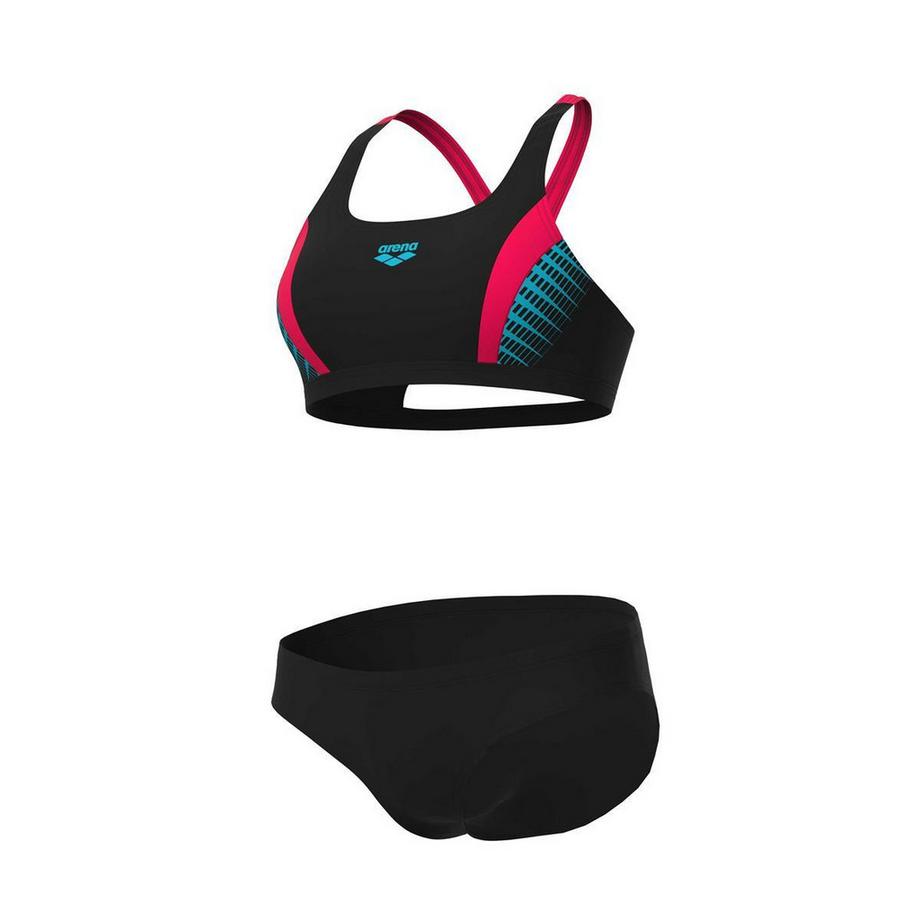 arena Threefold Graphic Print Bikini  