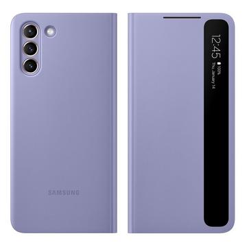 Clear View Cover Galaxy S21 Plus Violett
