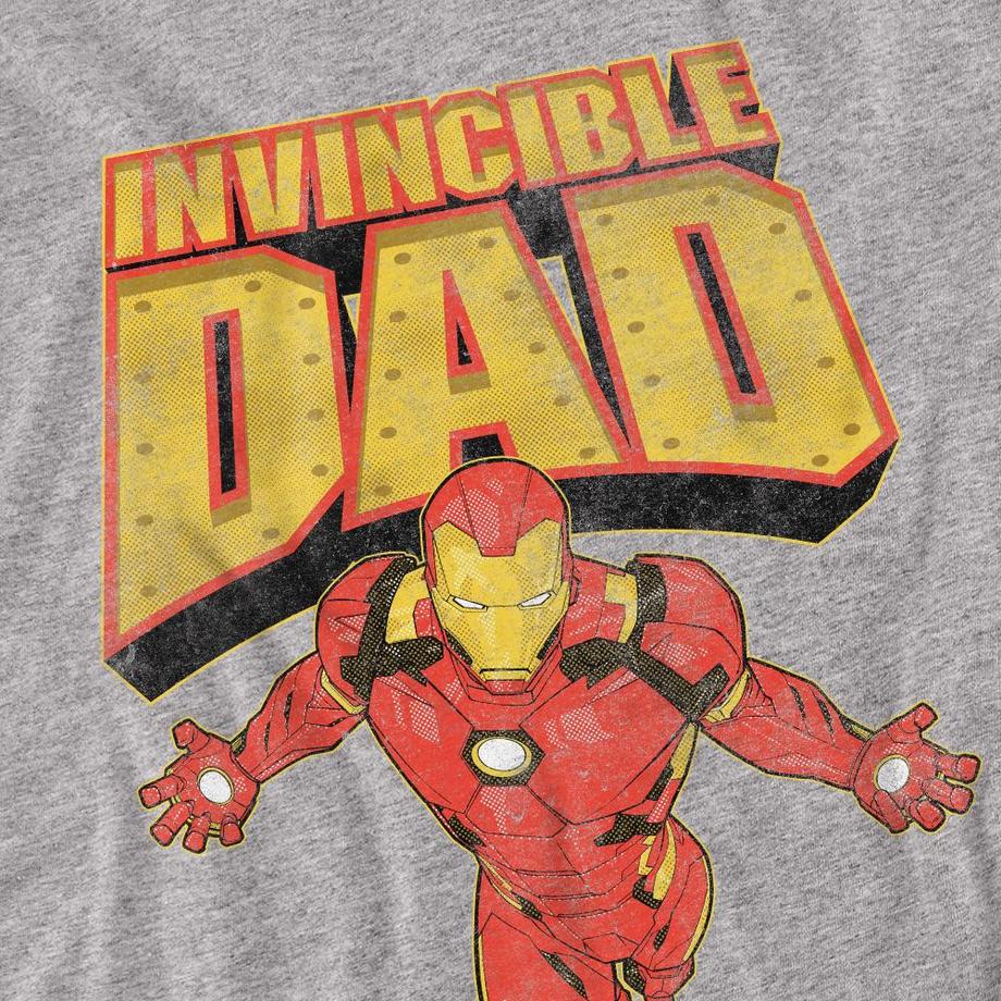 Iron Man Invincible Dad Imprimé Graphique T-Shirt Manches Longues  