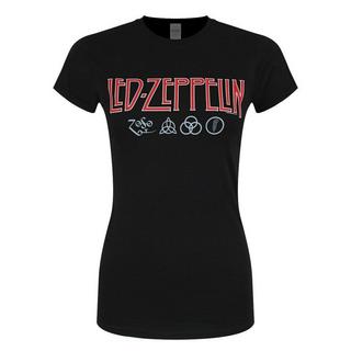 Led Zeppelin Led Zeppelin Logo Graphic Print T-Shirt  