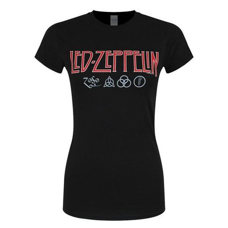 Led Zeppelin Led Zeppelin Logo Graphic Print T-Shirt  