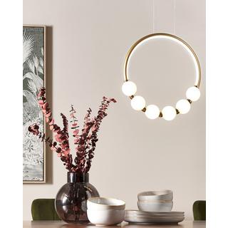 Beliani Lampadario en Ferro Glamour FANE  