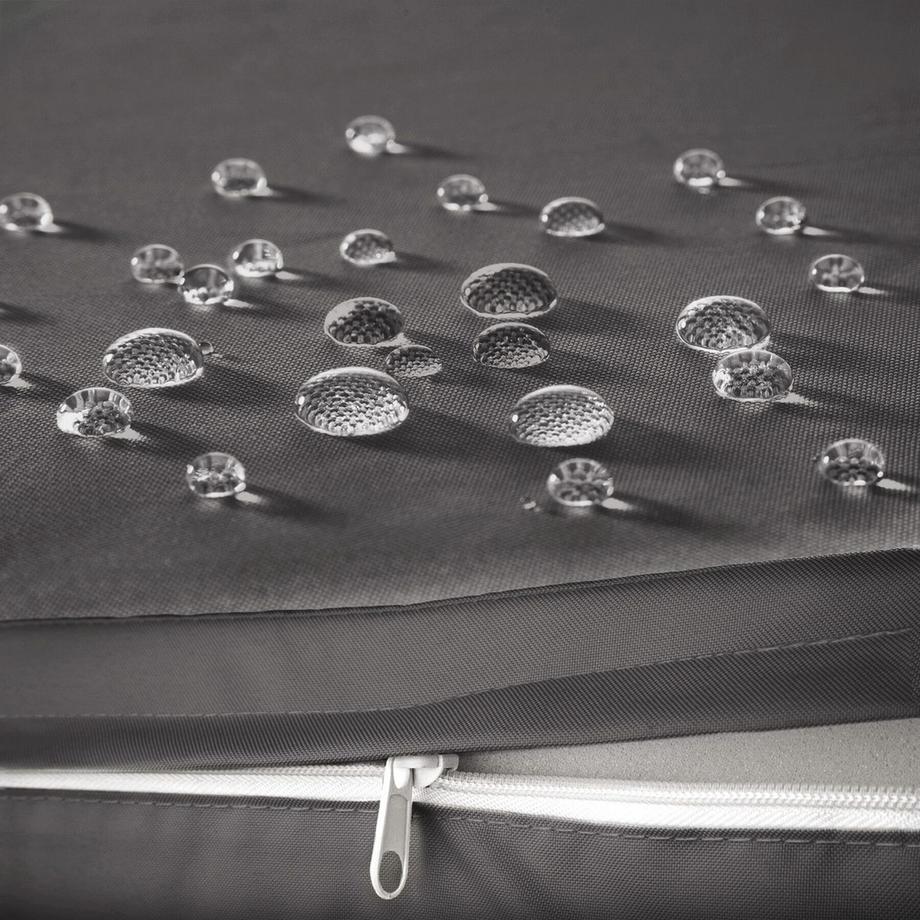 Tectake Lot de 2 chaises longues en rotin et aluminium Nautica résistant aux intempéries et aux UV  