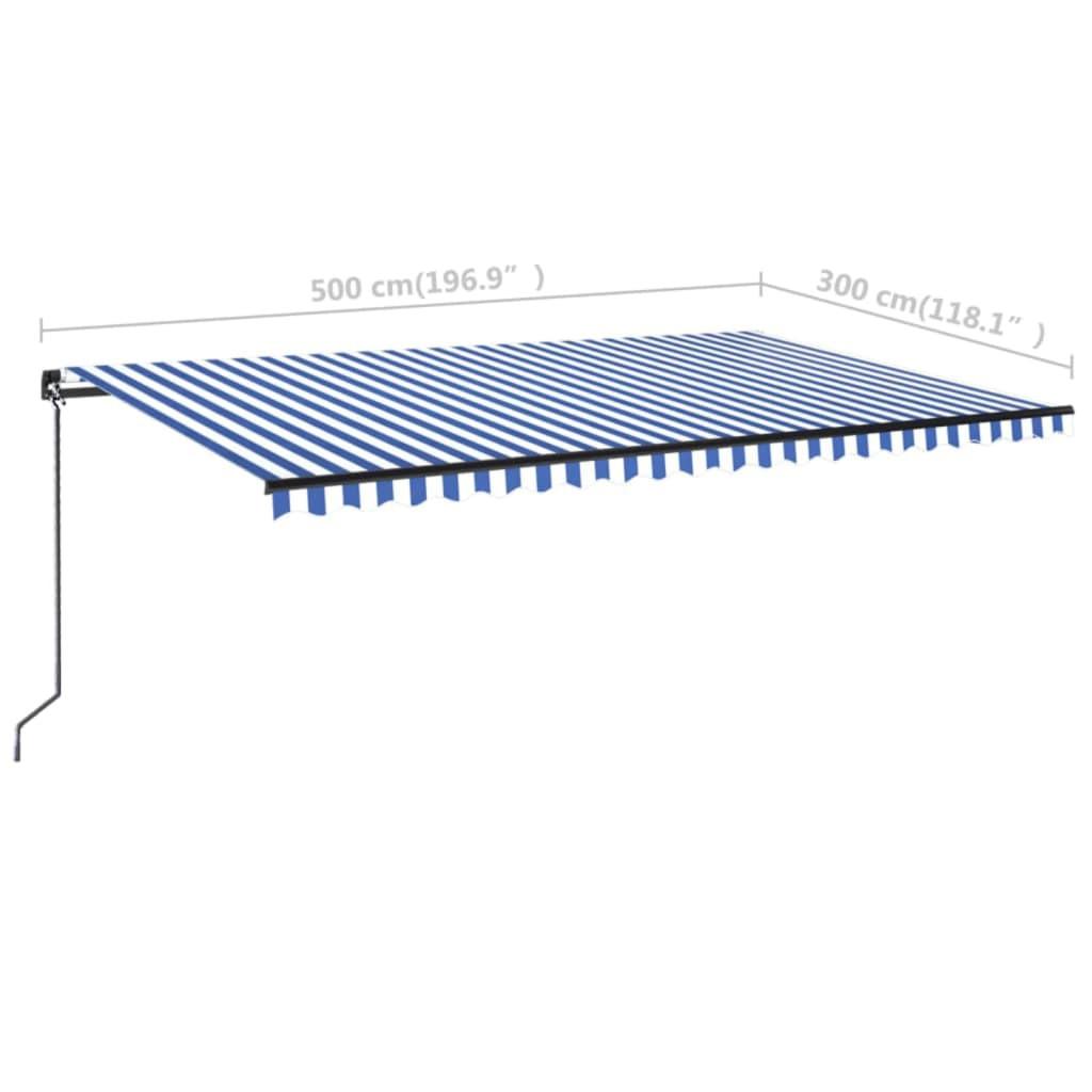 VidaXL Auvent rétractable aluminium  