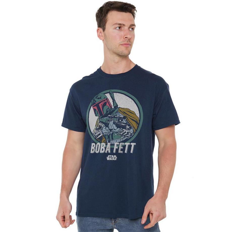 STAR WARS Maglietta Stampa Grafica Boba Fett  