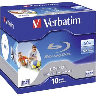 Verbatim  Blu-Ray BD-R DL 50GB 6x 10er Jewelcase 