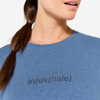 KIMJALY  Kurzarmshirt  Yoga Baumwolle 