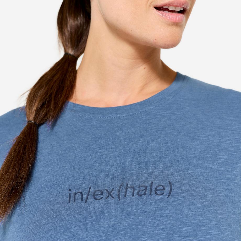 KIMJALY  T-shirt manches courtes femme yoga coton 