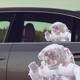 Nasa  Ride with Astronaut Fenstersticker Astronaut 