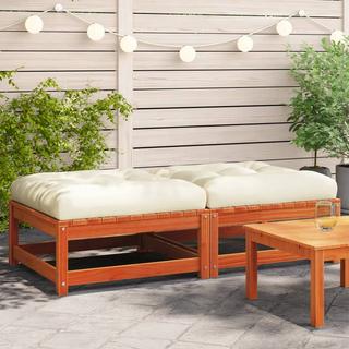 VidaXL Repose-pied de jardin bois  