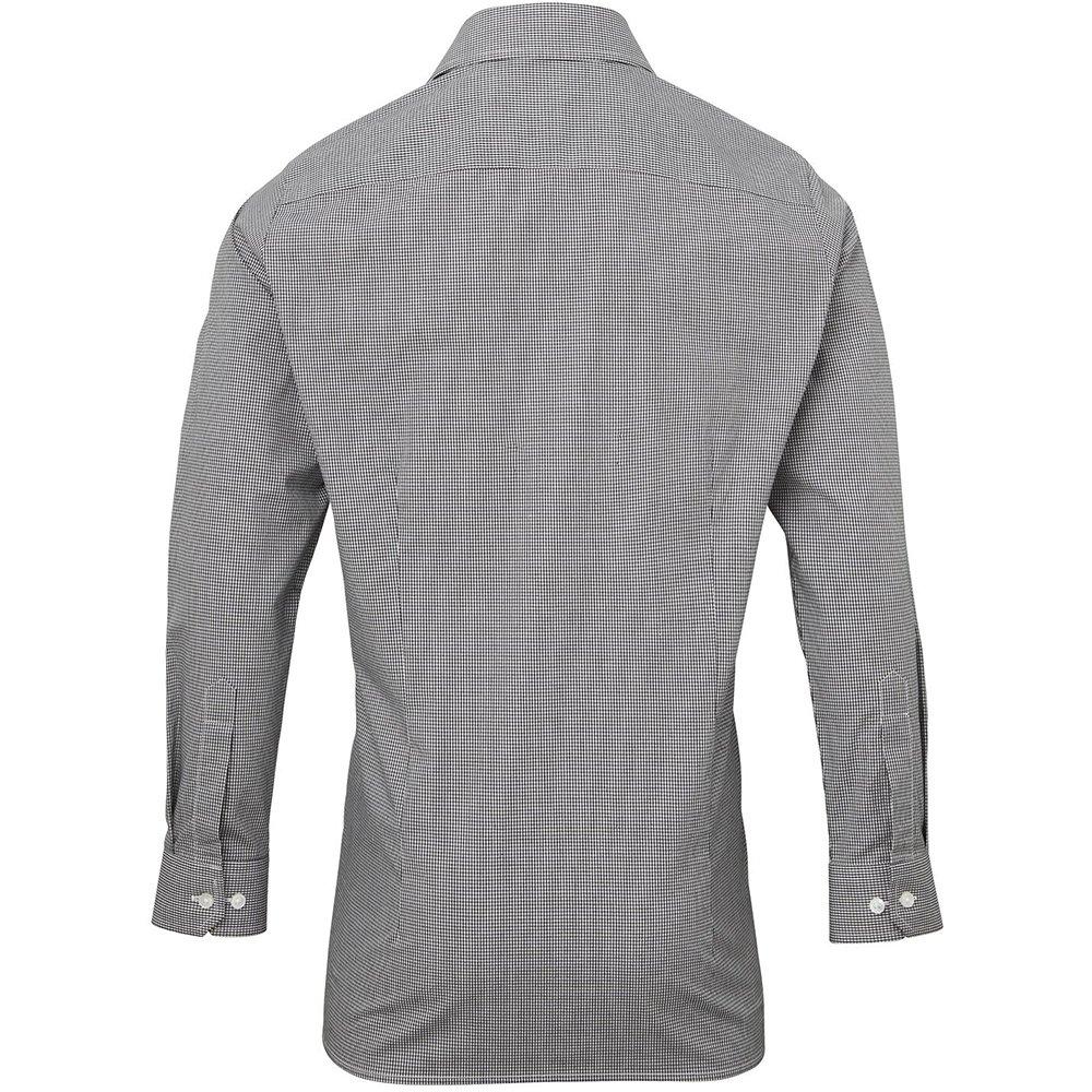 PREMIER Mikro Karo Langarm Hemd  