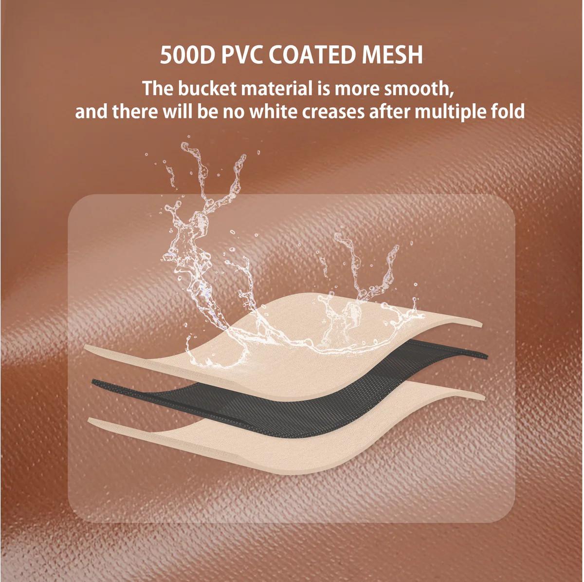 Flextail  FLEX BUCKET – Faltbarer, Wasserdichter, Runder Camping-Eimer 