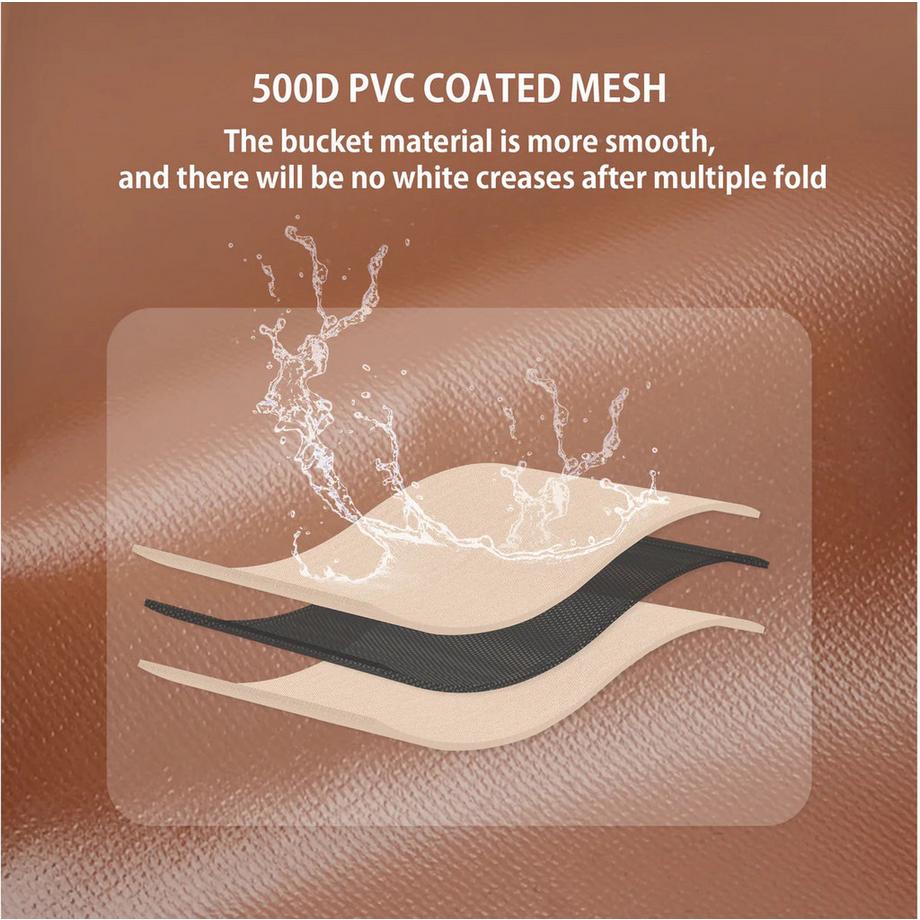 Flextail  FLEX BUCKET – Faltbarer, Wasserdichter, Runder Camping-Eimer 