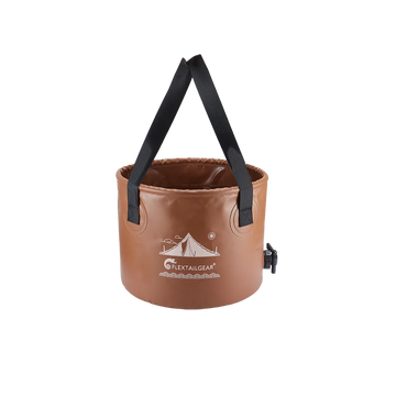 FLEX BUCKET – Seau de Camping Rond, Pliable et Imperméable