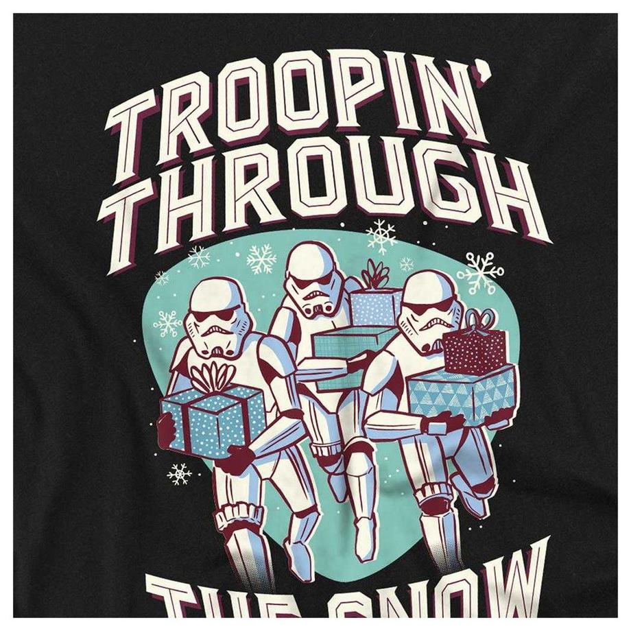 STAR WARS Maglietta Manica Lunga Troopin Through The Snow  