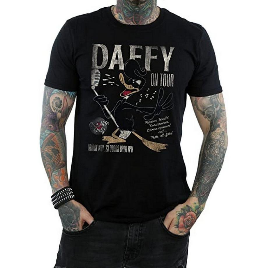 LOONEY TUNES Daffy Duck On Tour T-Shirt Concerto  