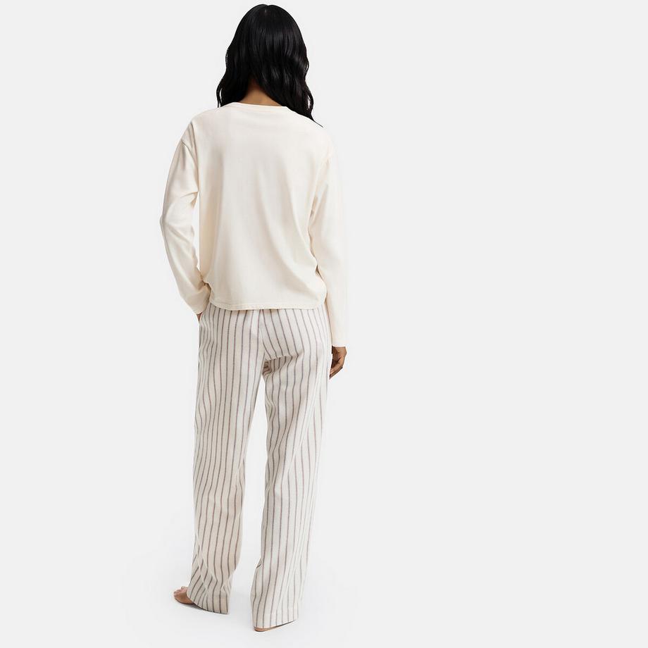 La Redoute Collections Zweiteiliger Pyjama mit Jersey T-Shirt und Flanellhose  