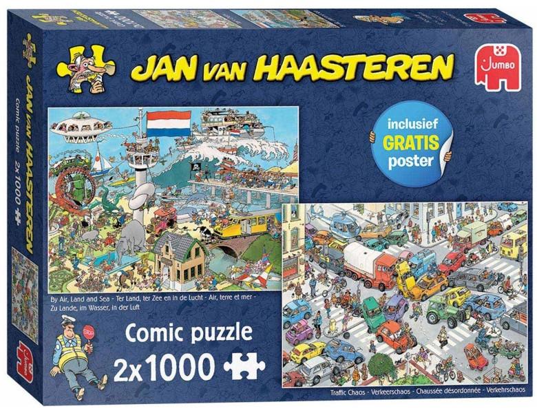 JUMBO  Puzzle Verkehrschaos (2x1000) 