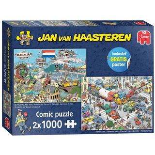 JUMBO  Puzzle Verkehrschaos (2x1000) 