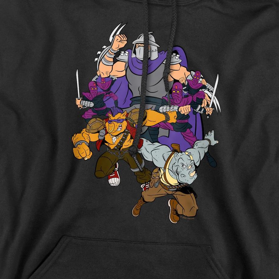 TEENAGE MUTANT NINJA TURTLE Shredder And Foot Clan Felpa Con Cappuccio  