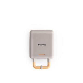 CREATE STONE 2 IN 1 COMPACT - Sandwich- und Waffeleisen mit austauschbaren Tellern  