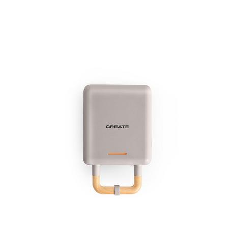 CREATE STONE 2 IN 1 COMPACT - Sandwich- und Waffeleisen mit austauschbaren Tellern  